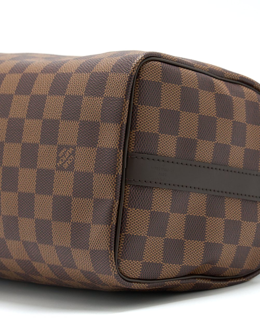 AAA Replica Louis Vuitton LV SPEEDY 25 DAMIER EBENE GHW