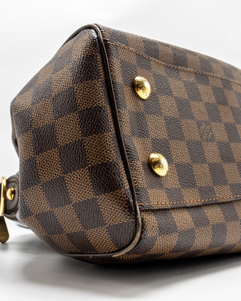 AAA Replica Louis Vuitton LV TREVI TOTE BAG DAMIER EBENE CANVAS GHW