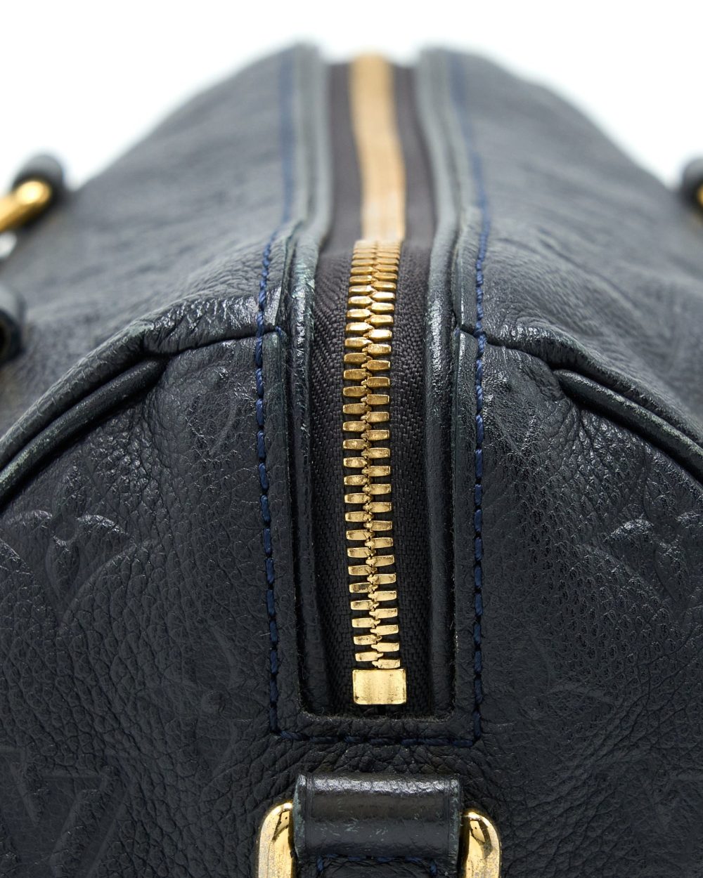AAA Replica Louis Vuitton LV SPEEDY 25 MONOGRAM EMPREINTE BLACK GHW