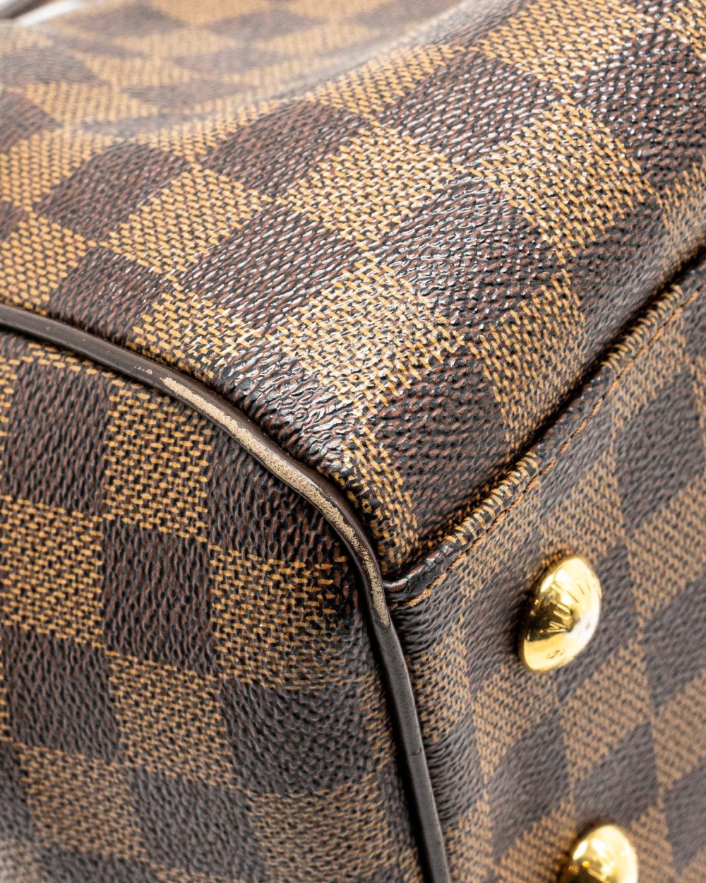 AAA Replica Louis Vuitton LV TREVI TOTE BAG DAMIER EBENE CANVAS GHW
