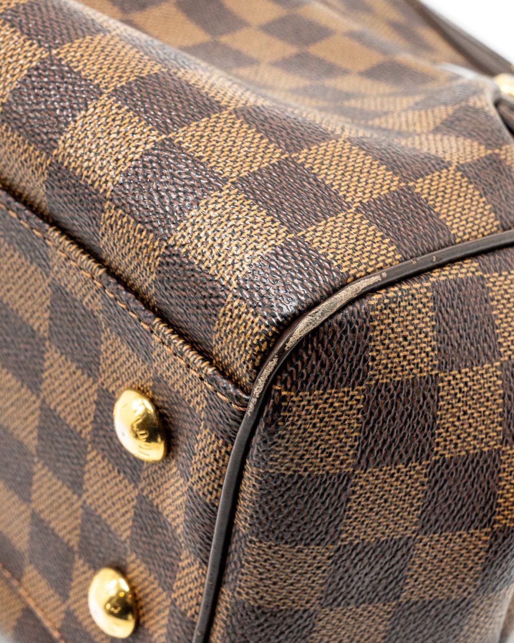 AAA Replica Louis Vuitton LV TREVI TOTE BAG DAMIER EBENE CANVAS GHW