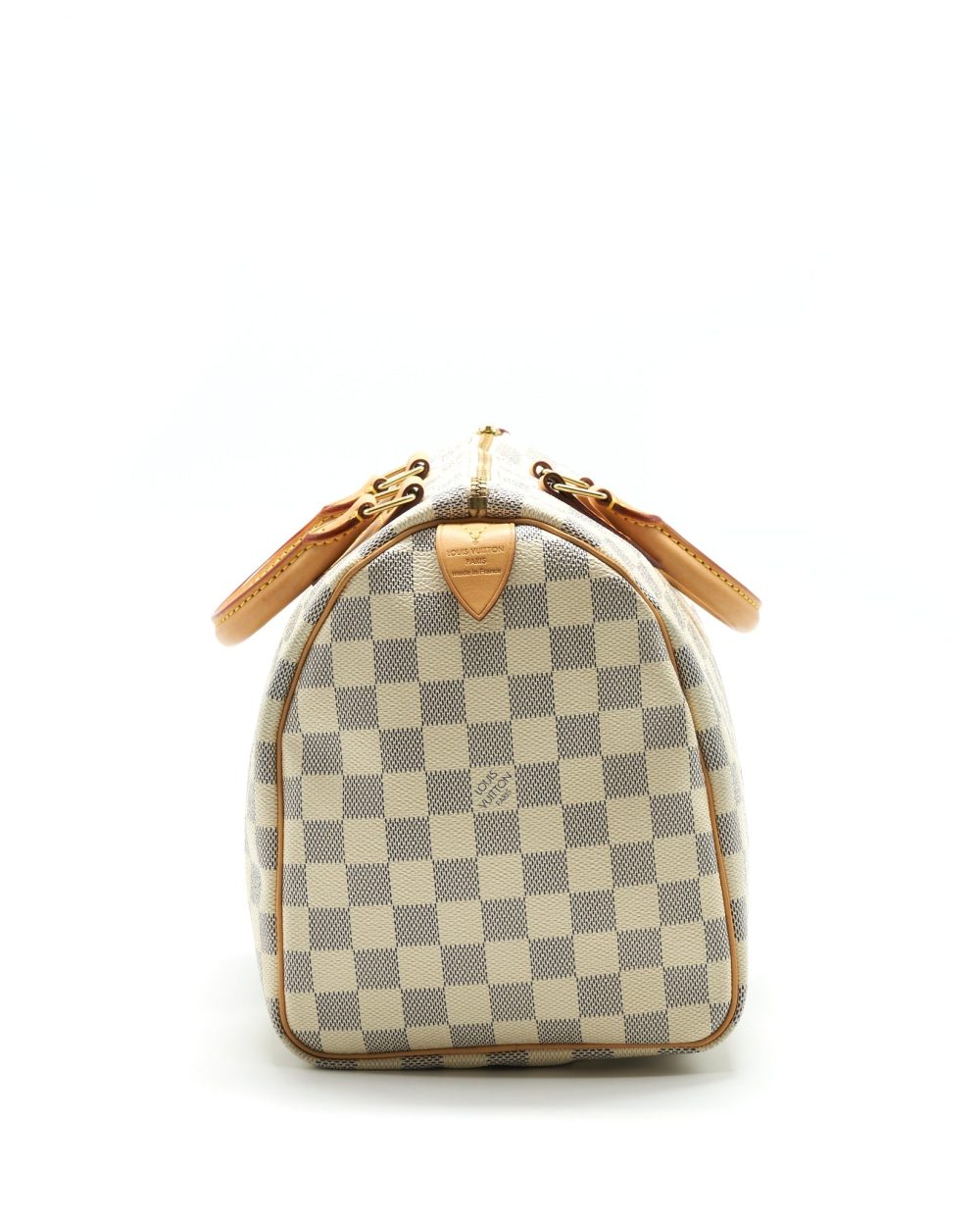 AAA Replica Louis Vuitton LV SPEEDY 30 DAMIER AZUR CANVAS HANDBAG