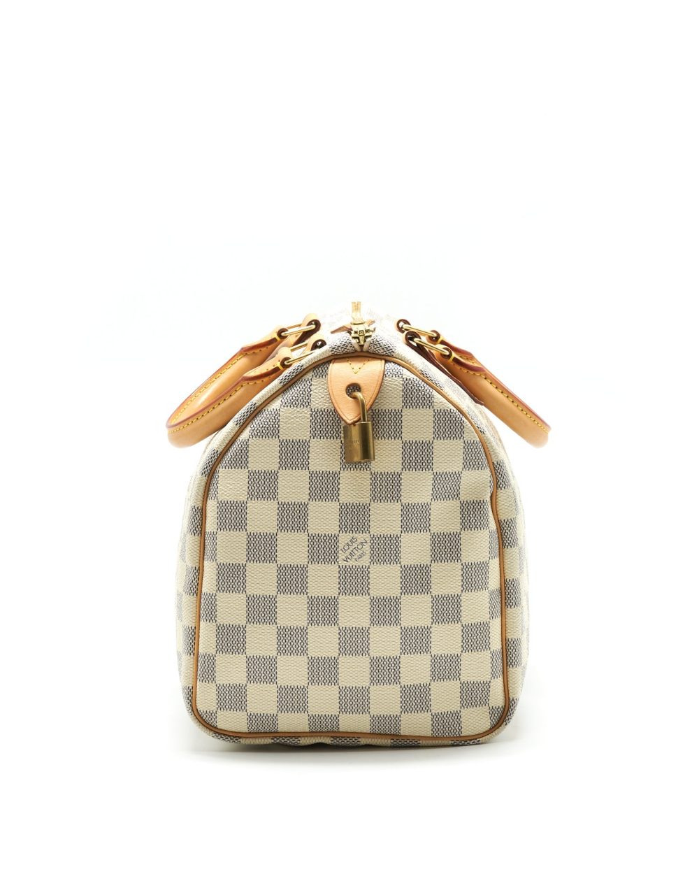 AAA Replica Louis Vuitton LV SPEEDY 30 DAMIER AZUR CANVAS HANDBAG
