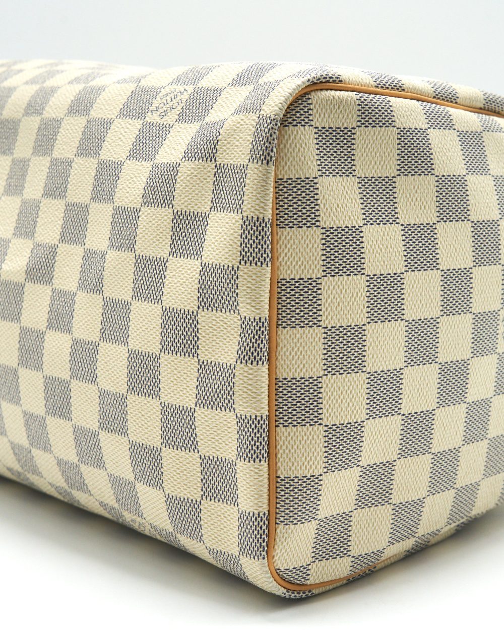 AAA Replica Louis Vuitton LV SPEEDY 30 DAMIER AZUR CANVAS HANDBAG