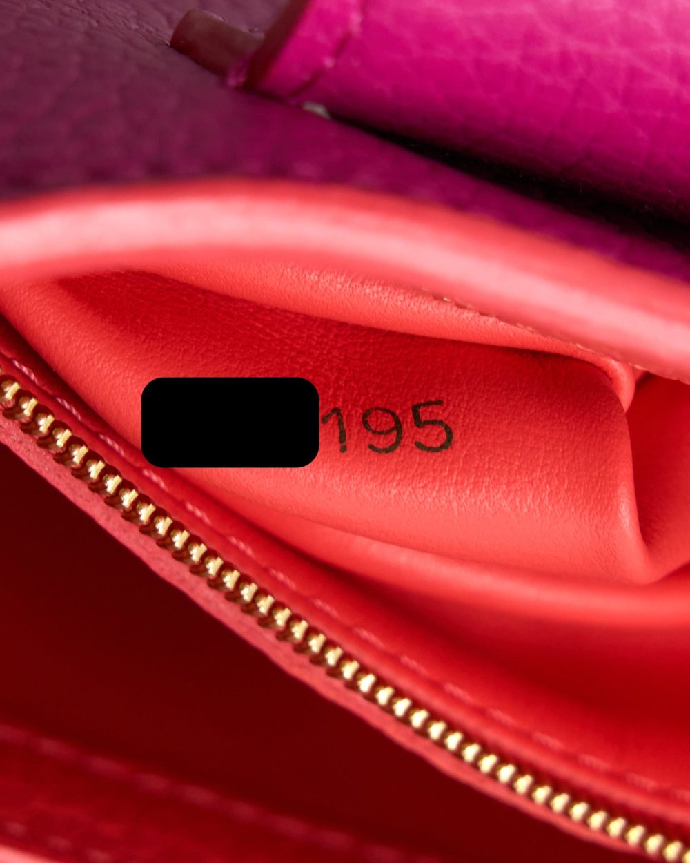 AAA Replica Louis Vuitton LV CAPUCINES BB CALFSKIN PINK/BRIGHT ORANGE GHW