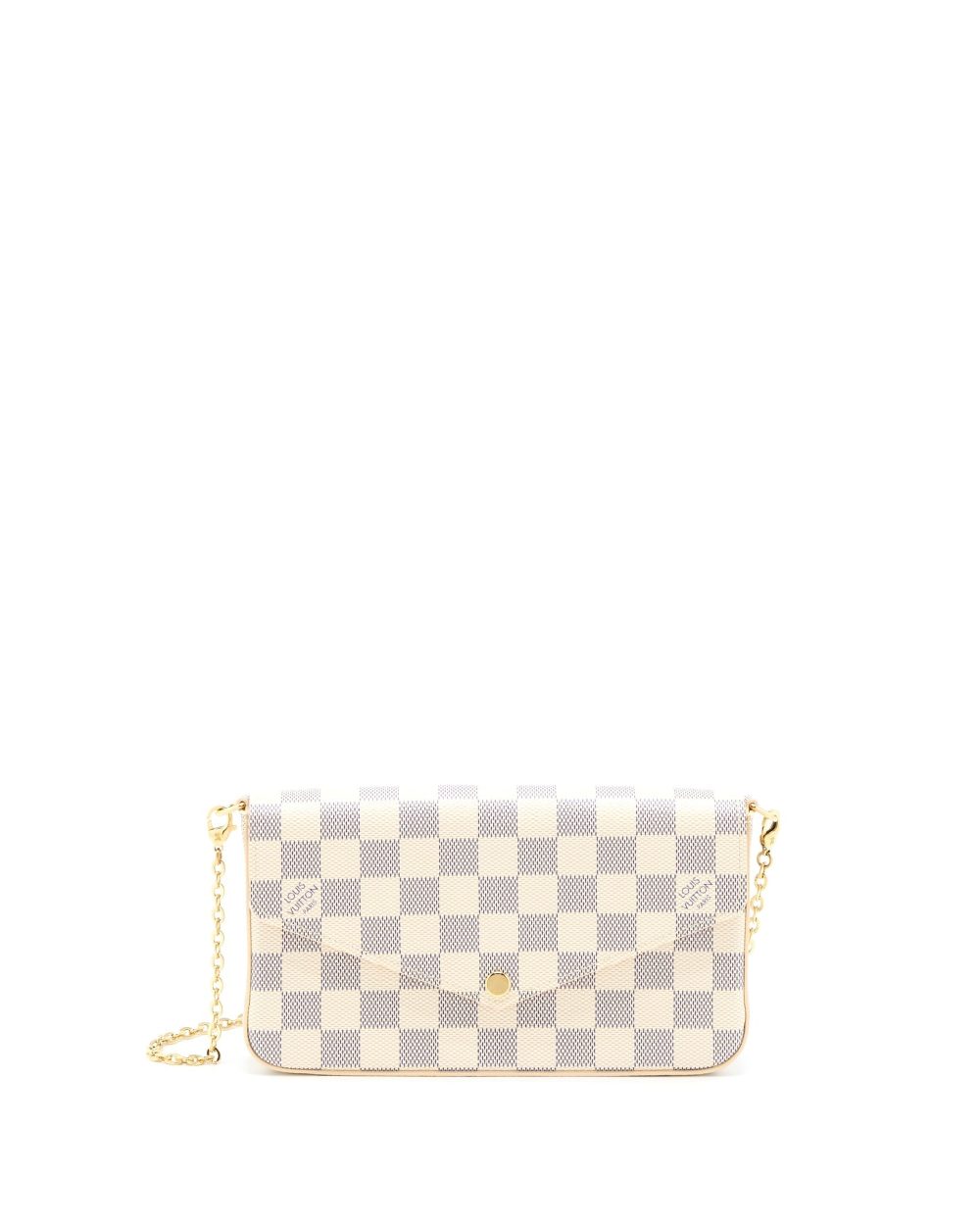 AAA Replica Louis Vuitton LV FELICIE POCHETTE DAMIER AZUR CANVAS GHW