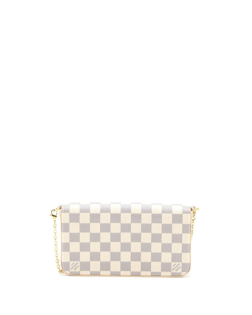 AAA Replica Louis Vuitton LV FELICIE POCHETTE DAMIER AZUR CANVAS GHW