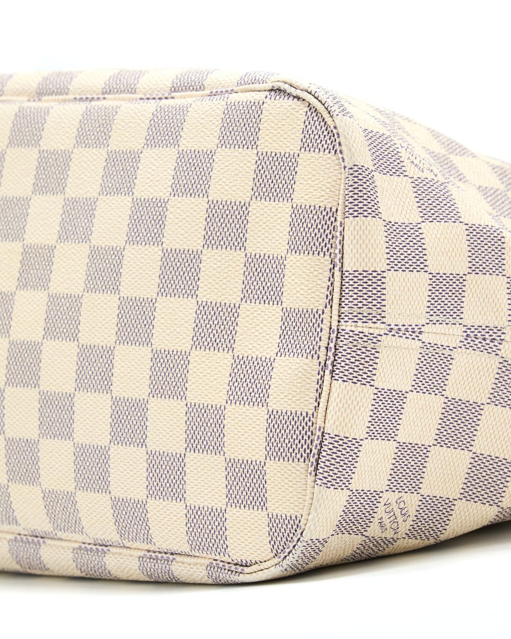 AAA Replica Louis Vuitton LV NEVERFULL MM DAMIER AZUR GHW
