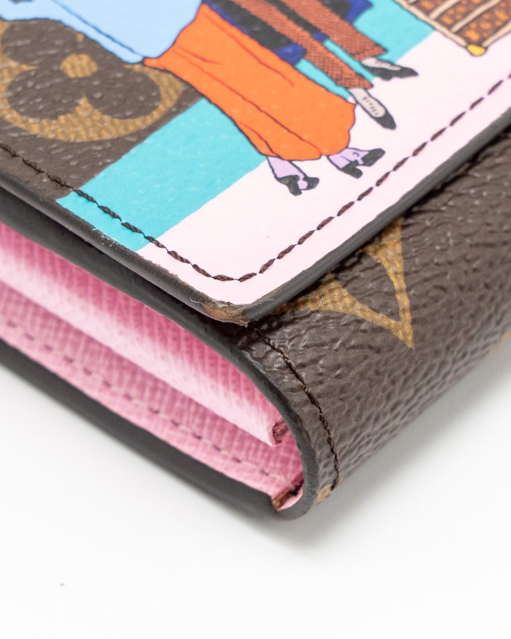 AAA Replica Louis Vuitton LV SARAH WALLET 2016 CHRISTMAS LIMITED EDITION MONOGRAM CANVAS ROSE BALLERINE GHW