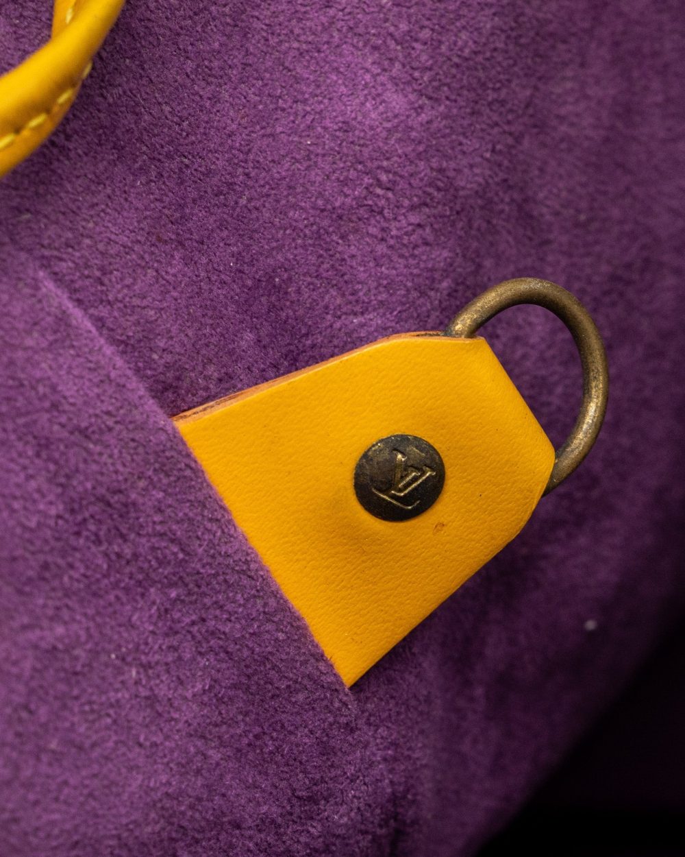 AAA Replica Louis Vuitton LV VINTAGE PETIT NOE EPI YELLOW GHW