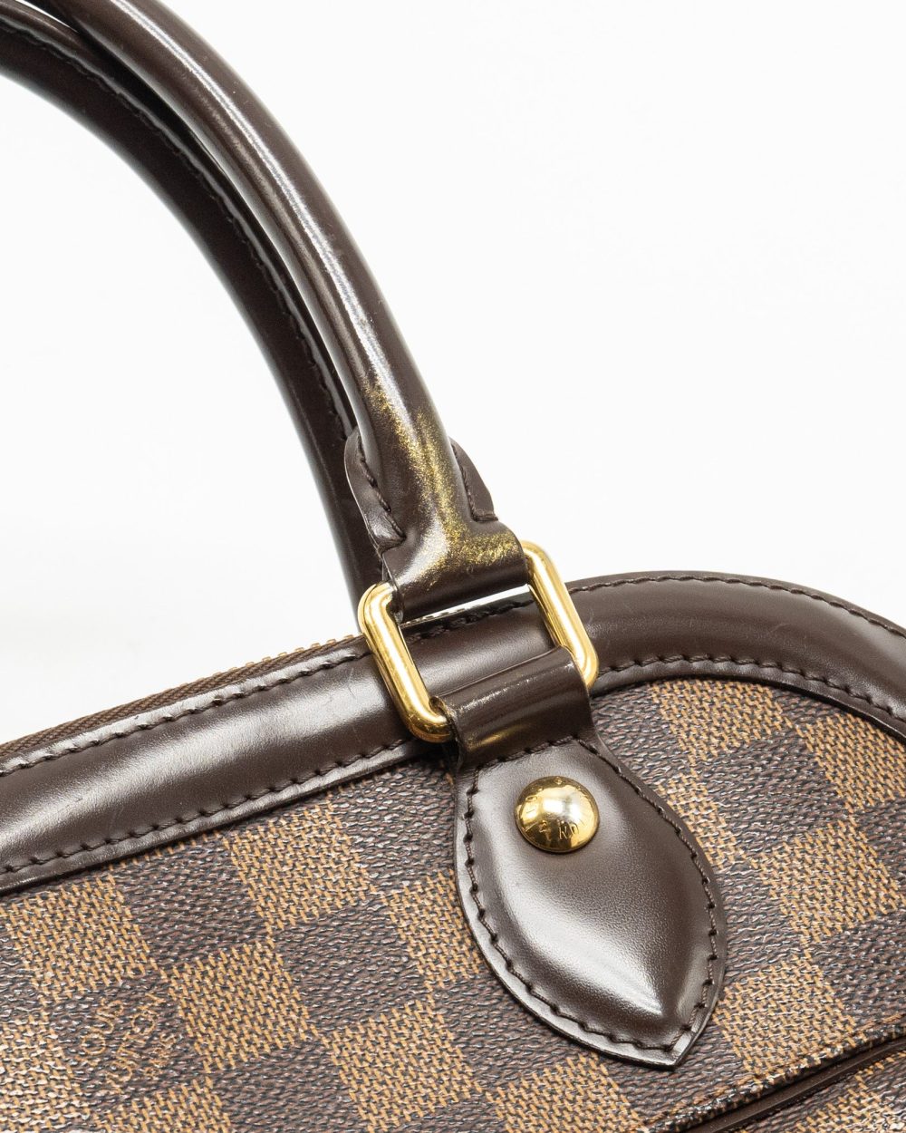 AAA Replica Louis Vuitton LV TREVI TOTE BAG DAMIER EBENE CANVAS GHW