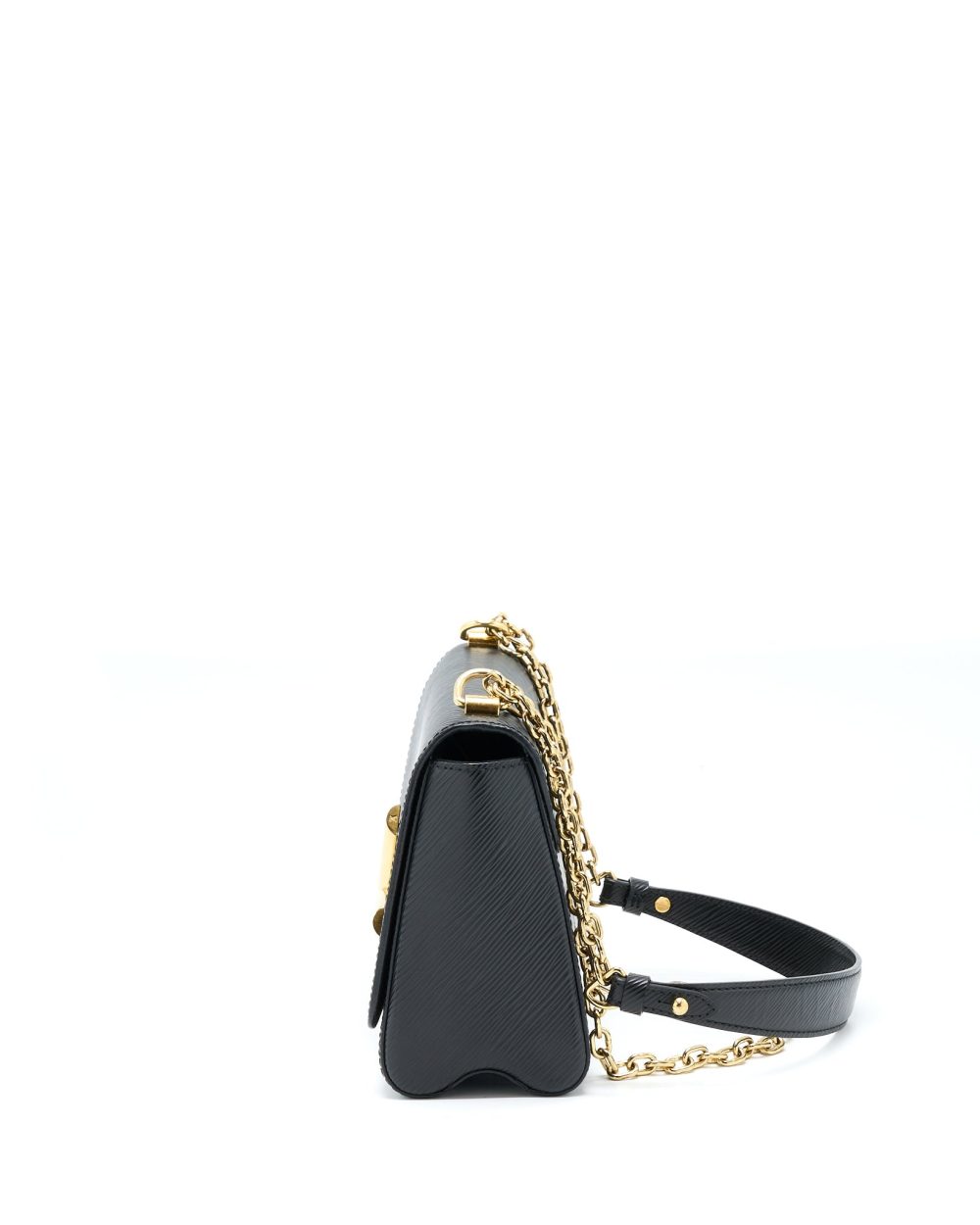 AAA Replica Louis Vuitton LV TWIST MM EPI BLACK GHW