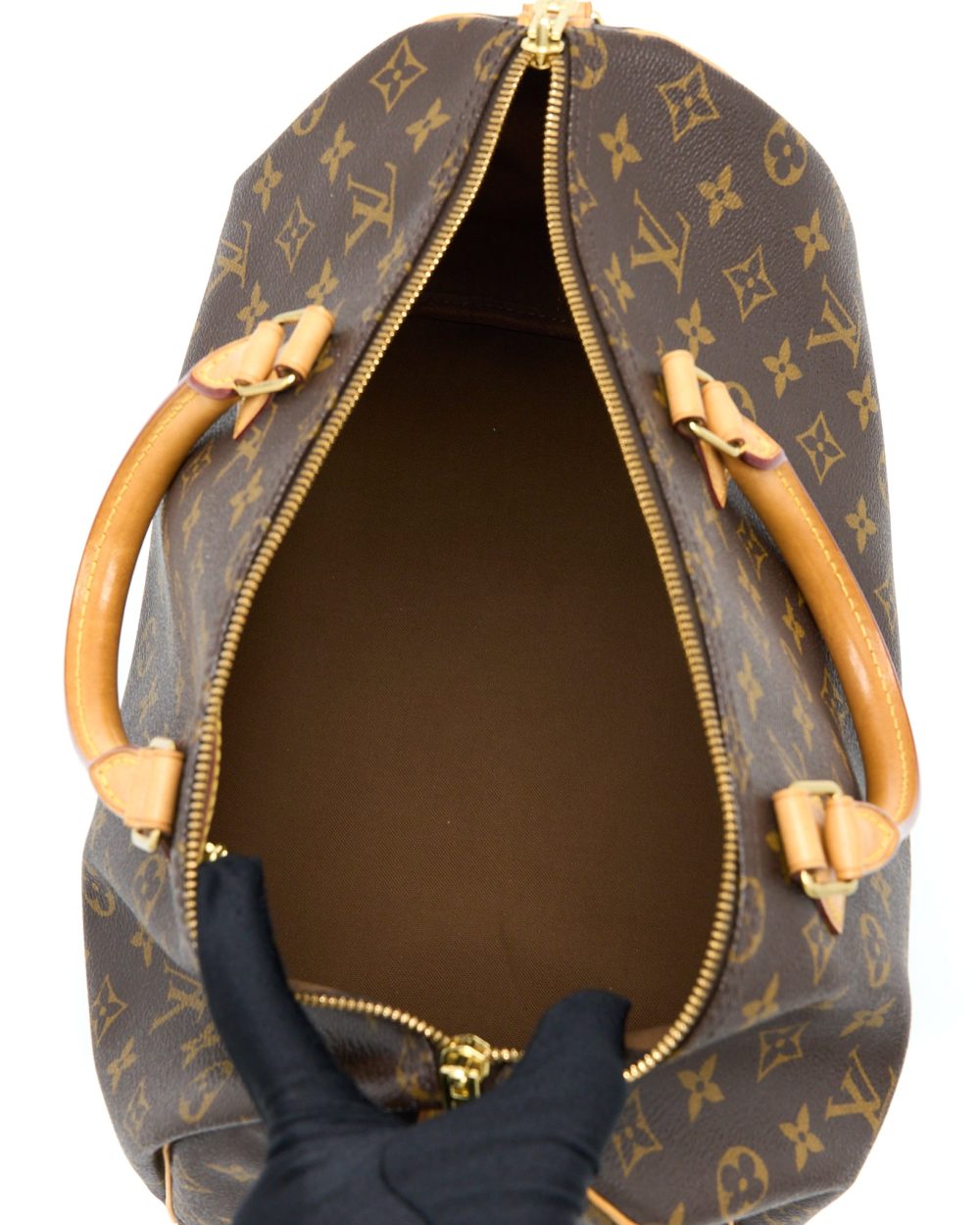 AAA Replica Louis Vuitton LV SPEEDY 35 MONOGRAM CANVAS GHW