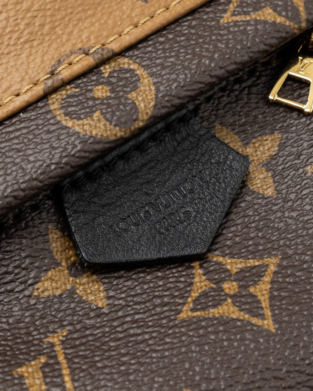 AAA Replica Louis Vuitton LV MINI PALM SPRING BACKPACK REVERSE MONOGRAM CANVAS GHW