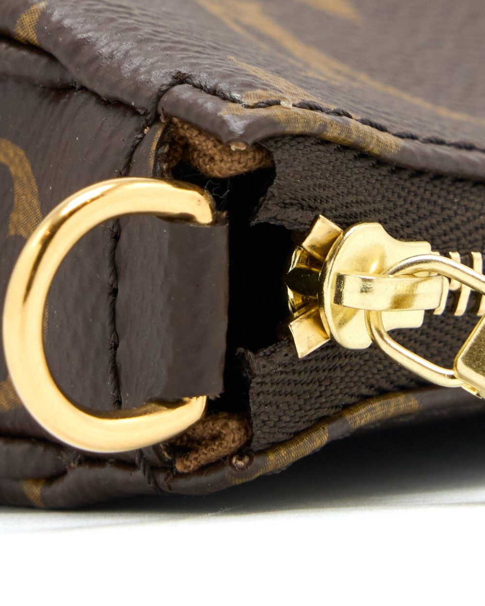 AAA Replica Louis Vuitton LV POCHETTE ACCESSORIES MONOGRAM CANVAS GHW