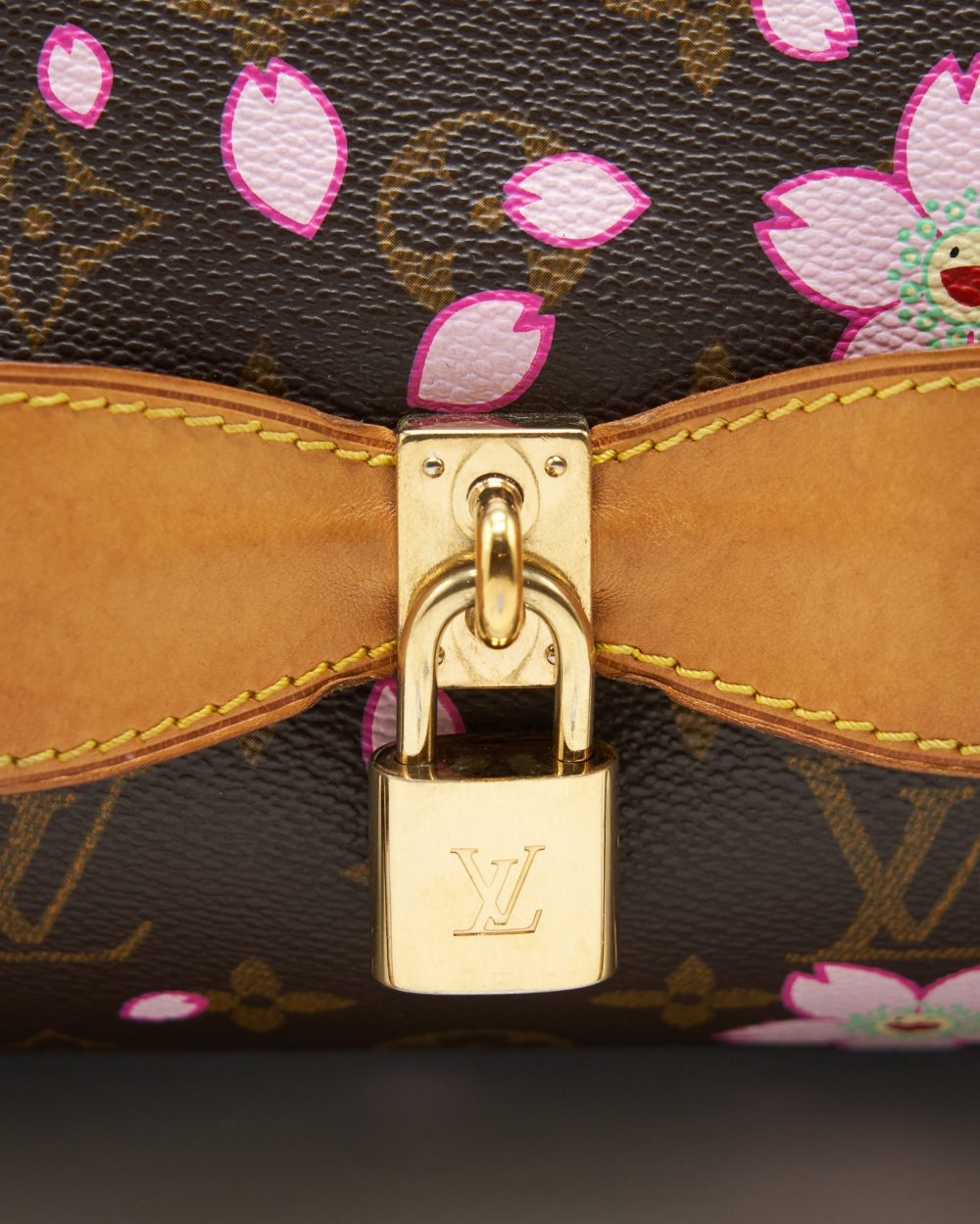 AAA Replica Louis Vuitton LV VINTAGE PAPILLON CHERRY BLOSSOM MONOGRAM CANVAS GHW