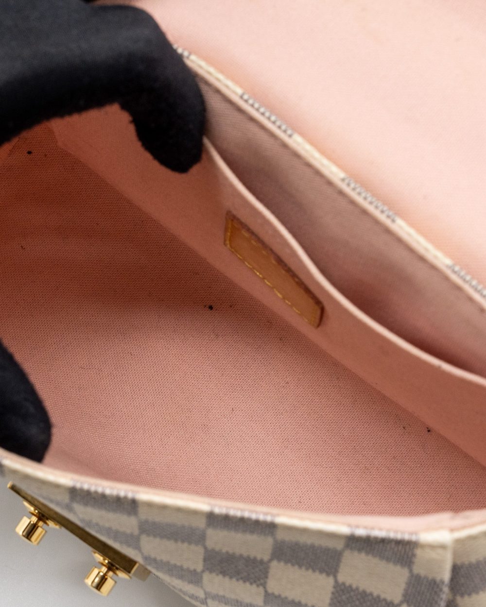 AAA Replica Louis Vuitton LV CROISETTE DAMIER AZUR CANVAS GHW