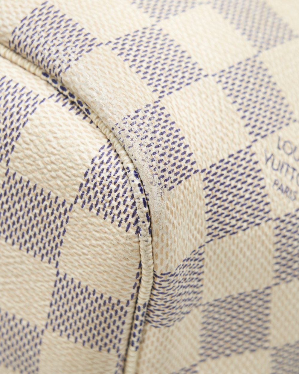 AAA Replica Louis Vuitton LV NEVERFULL MM DAMIER AZUR