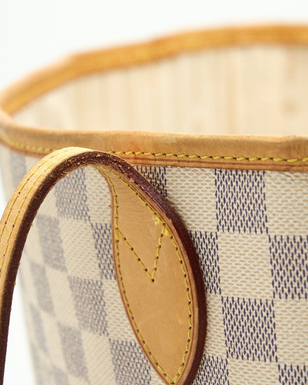 AAA Replica Louis Vuitton LV NEVERFULL MM DAMIER AZUR