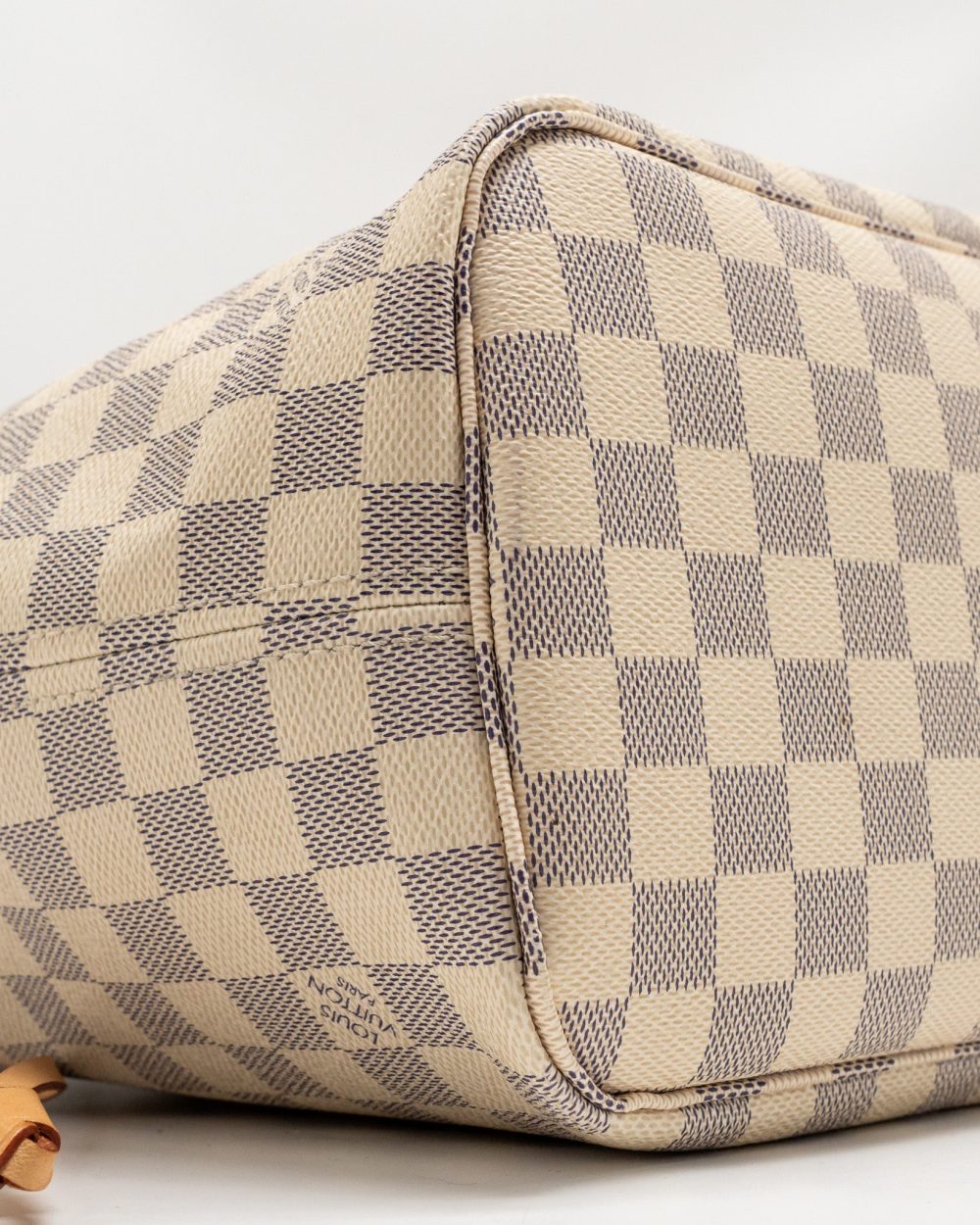 AAA Replica Louis Vuitton LV NEVERFULL MM DAMIER AZUR CANVAS GHW