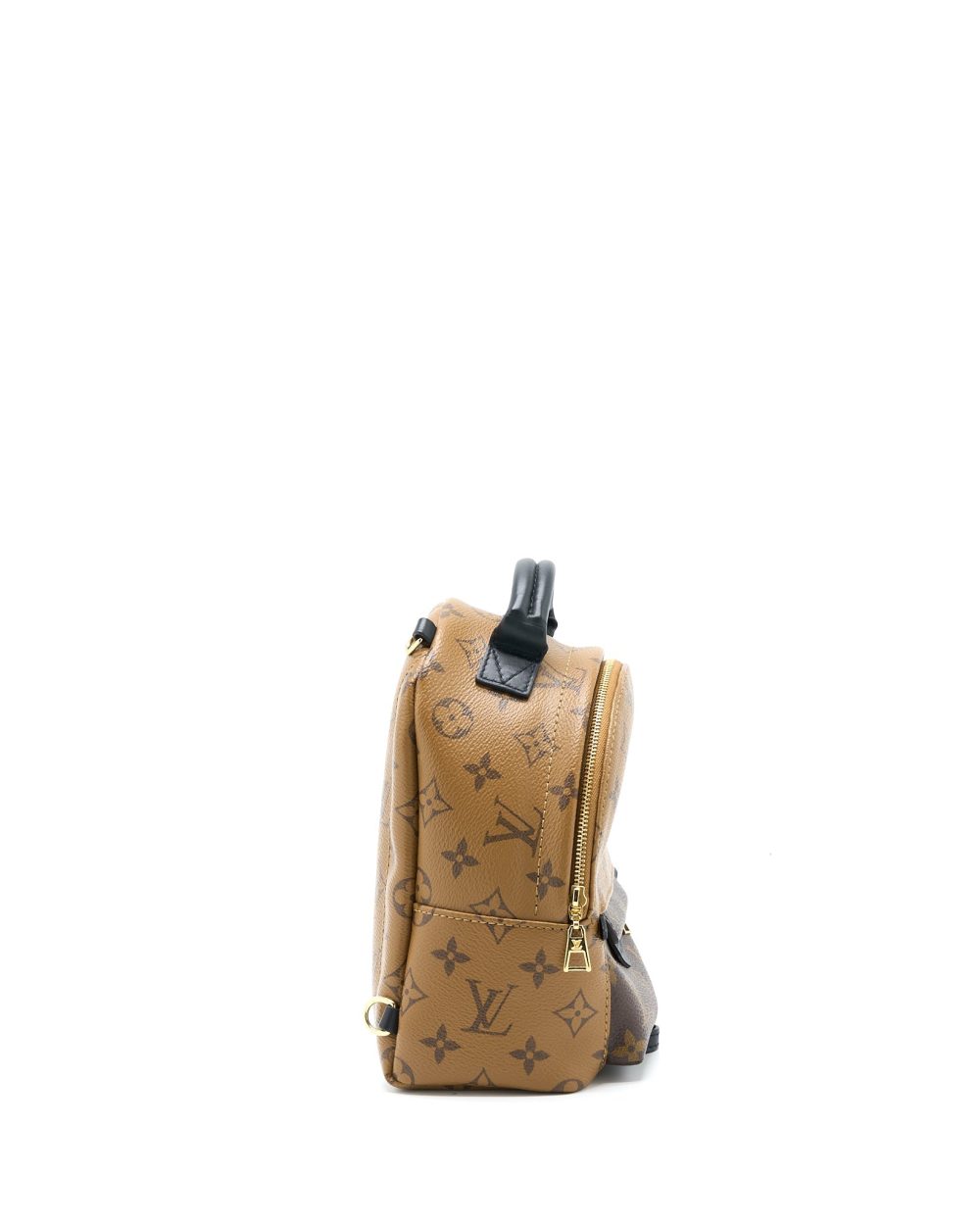 AAA Replica Louis Vuitton LV PALM SPRINGS MINI BACKPACK MONOGRAM REVERSE CANVAS GHW