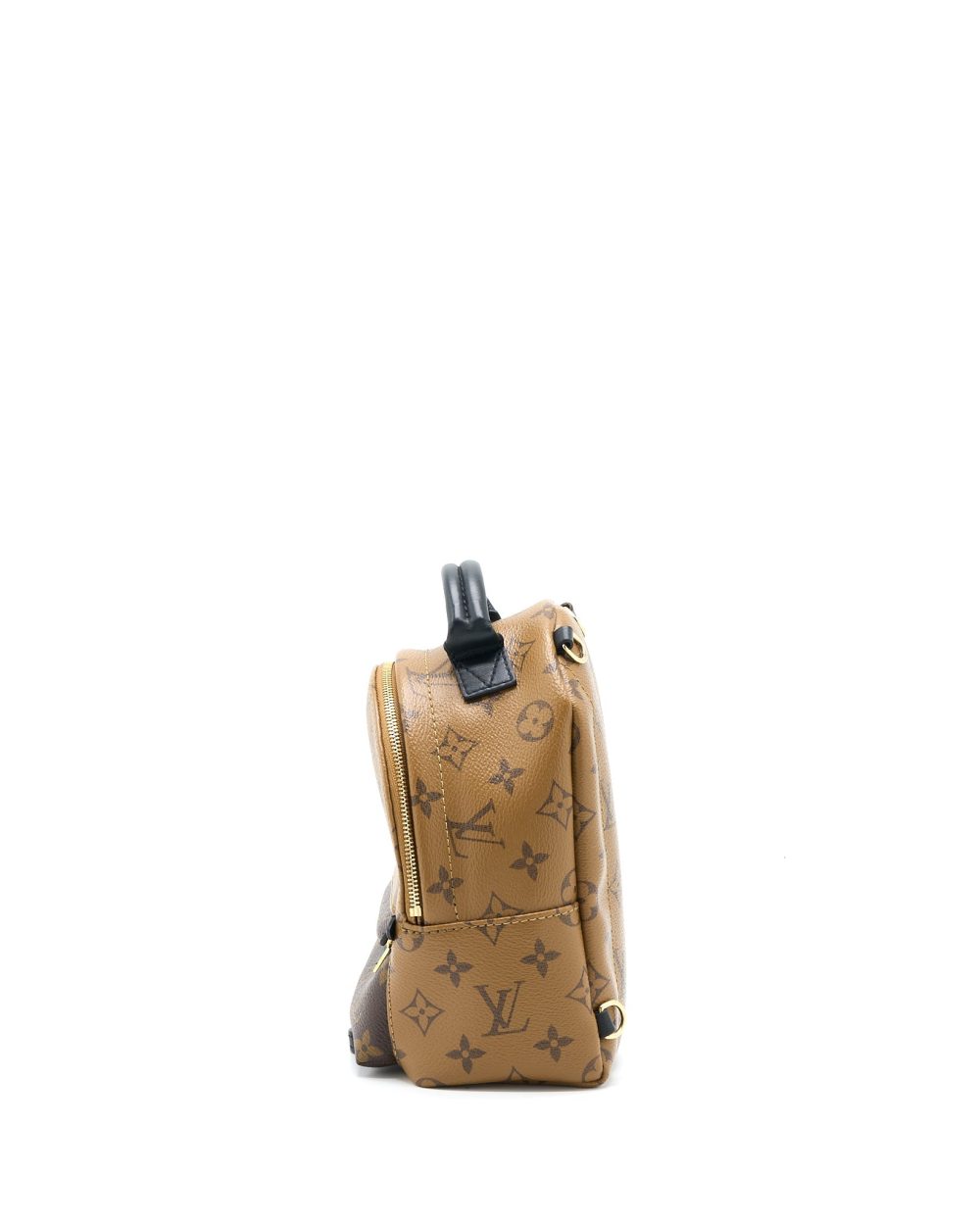 AAA Replica Louis Vuitton LV PALM SPRINGS MINI BACKPACK MONOGRAM REVERSE CANVAS GHW
