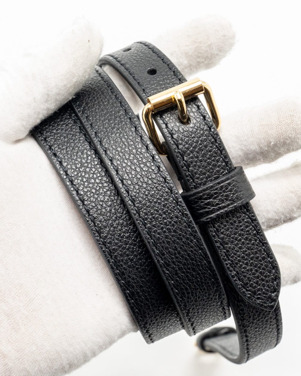 AAA Replica Louis Vuitton LV ONTHEGO PM MONOGRAM EMPREINTE LEATHER BLACK GHW