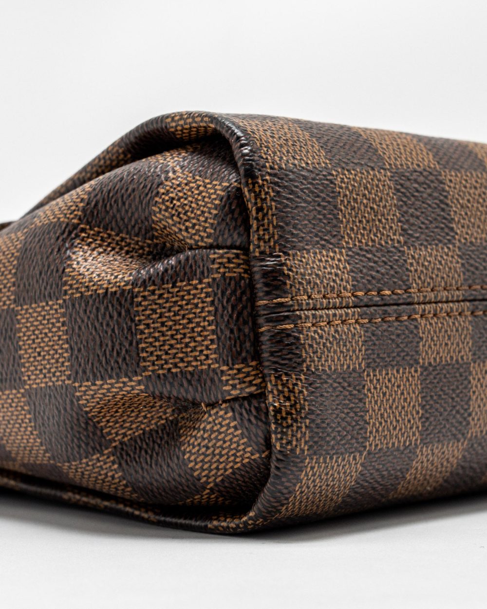 AAA Replica Louis Vuitton LV CROISETTE DAMIER EBENE GHW