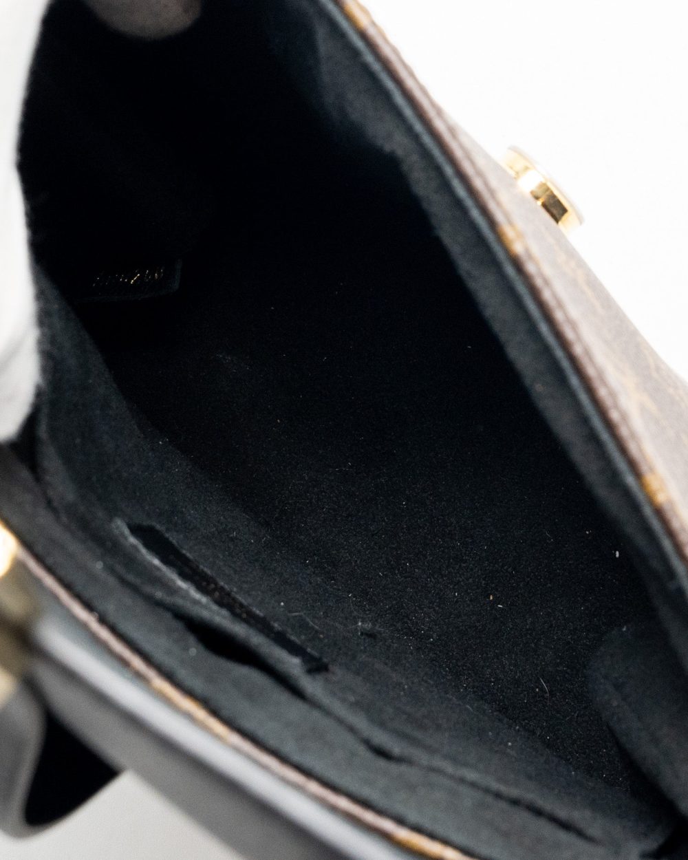AAA Replica Louis Vuitton LV LOCKY BB MONOGRAM CANVAS/LEATHER BLACK GHW