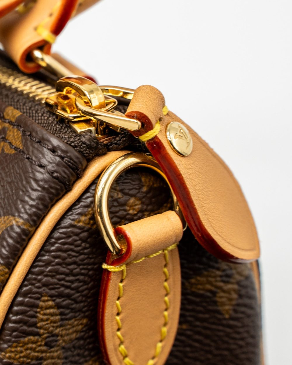 AAA Replica Louis Vuitton LV NANO SPEEDY MONOGRAM CANVAS GHW (NEW VERSION)