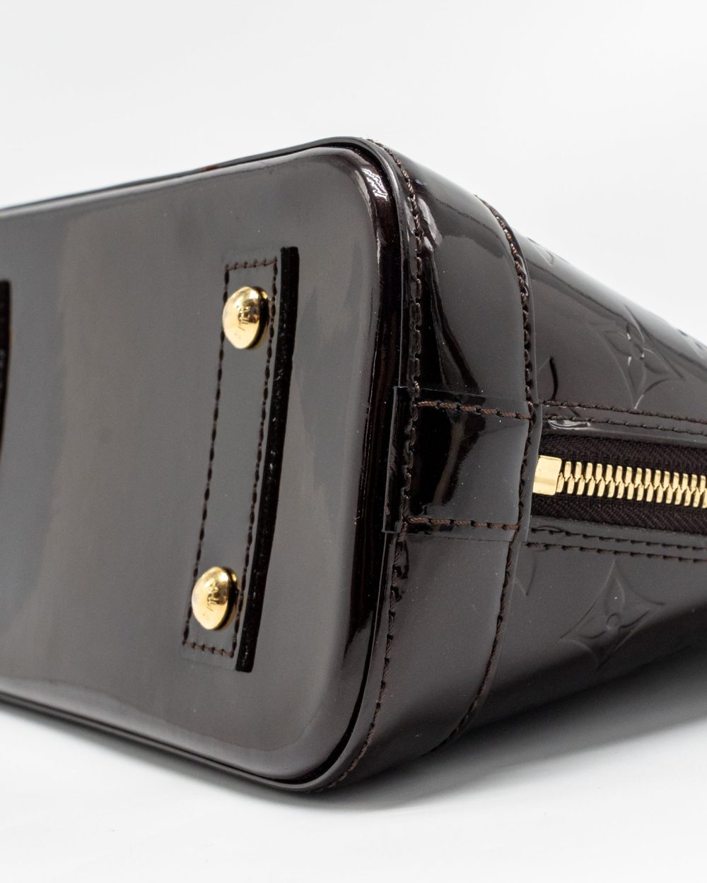 AAA Replica Louis Vuitton LV ALMA BB PATENT AMATANTE GHW