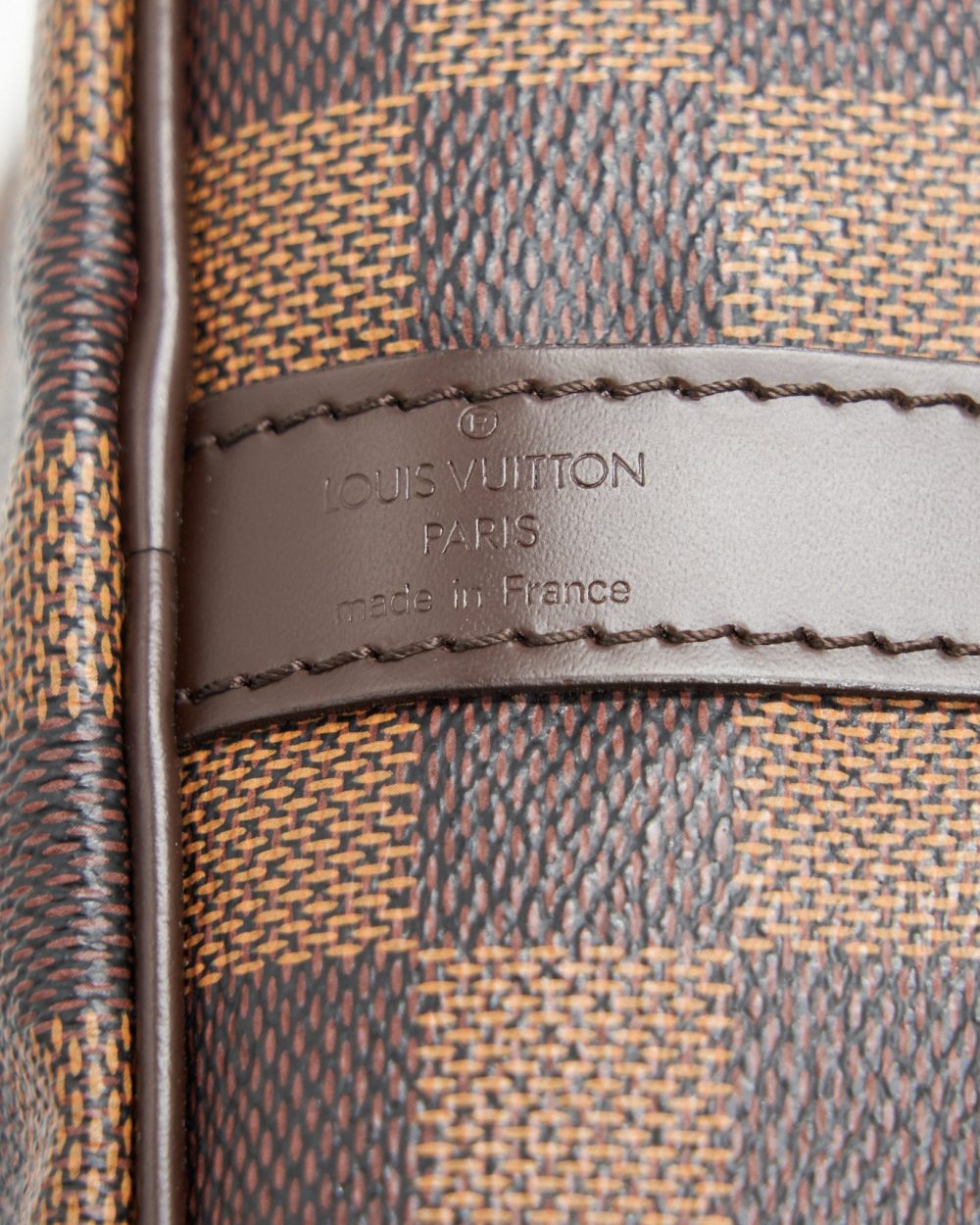 AAA Replica Louis Vuitton LV SPEEDY 30 DAMIER EBENE CANVAS HANDBAG BROWN
