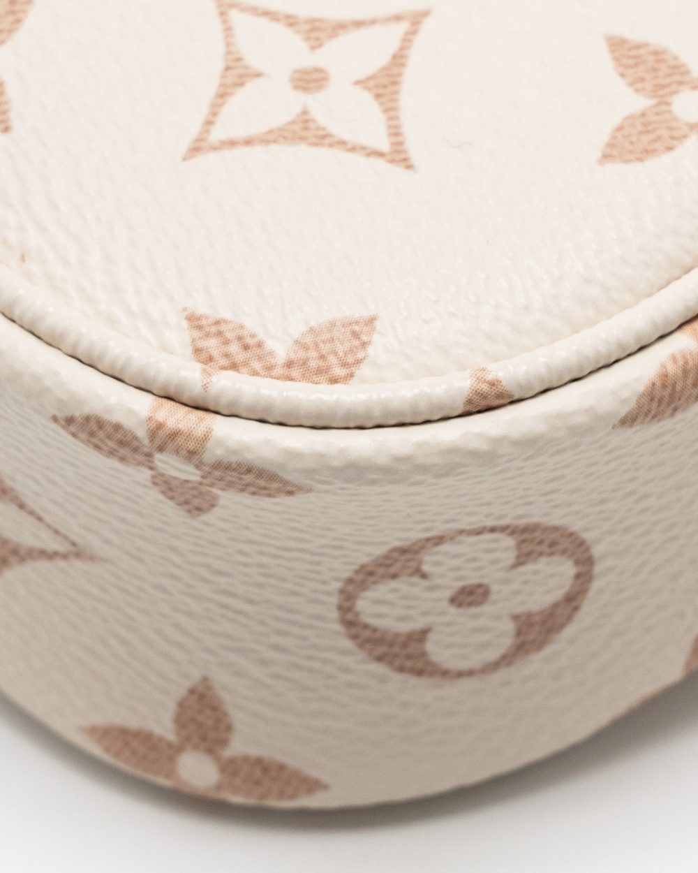 AAA Replica Louis Vuitton LV IVY WALLET ON CHAIN MONOGRAM CANVAS BEIGE/ CREAM GHW