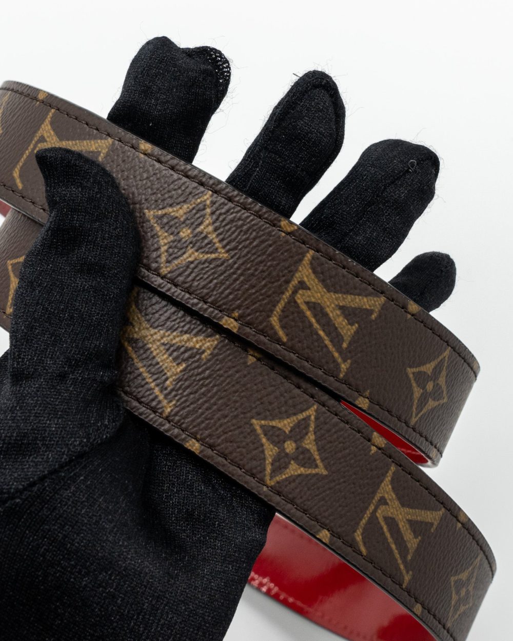 AAA Replica Louis Vuitton LV ALMA BB LIMITED EDITION VERNI MIROIR PATENT RED/MONOGRAM CANVAS GHW
