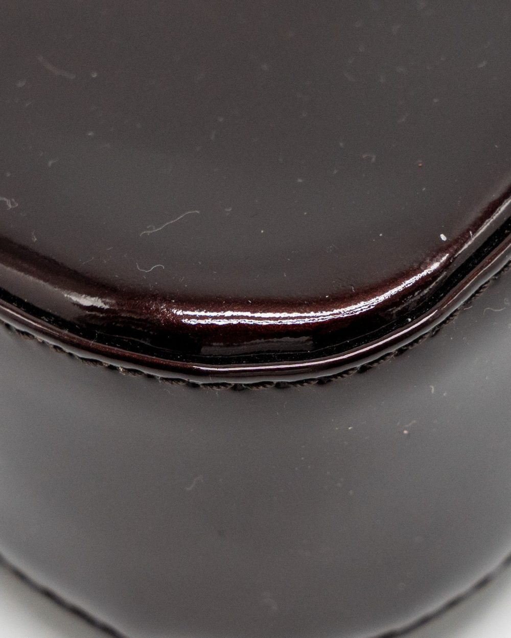 AAA Replica Louis Vuitton LV SOBE CLUTCH PATENT LEATHER DARK PURPLE GHW