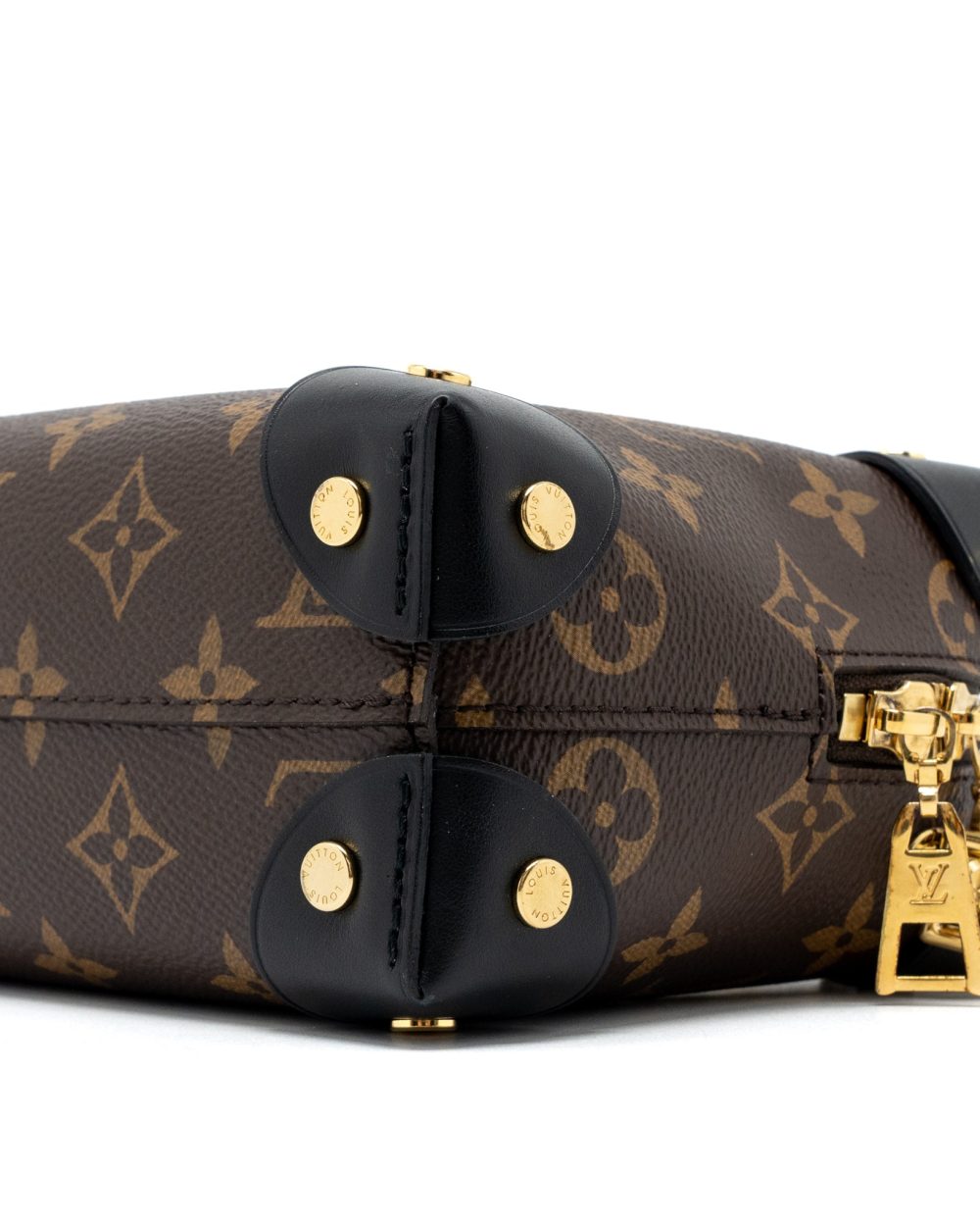 AAA Replica Louis Vuitton LV PETITE MALLE SOUPLE MONOGRAM CANVAS BLACK GHW (NEW VERSION)