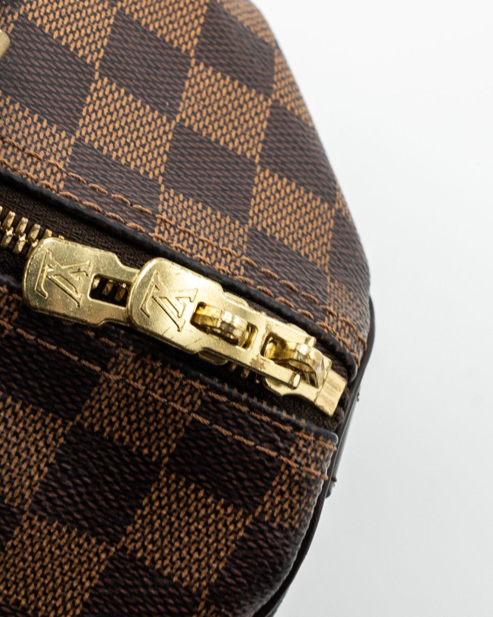AAA Replica Louis Vuitton LV SPEEDY BANDOULIERE 30 DAMIER EBENE GHW