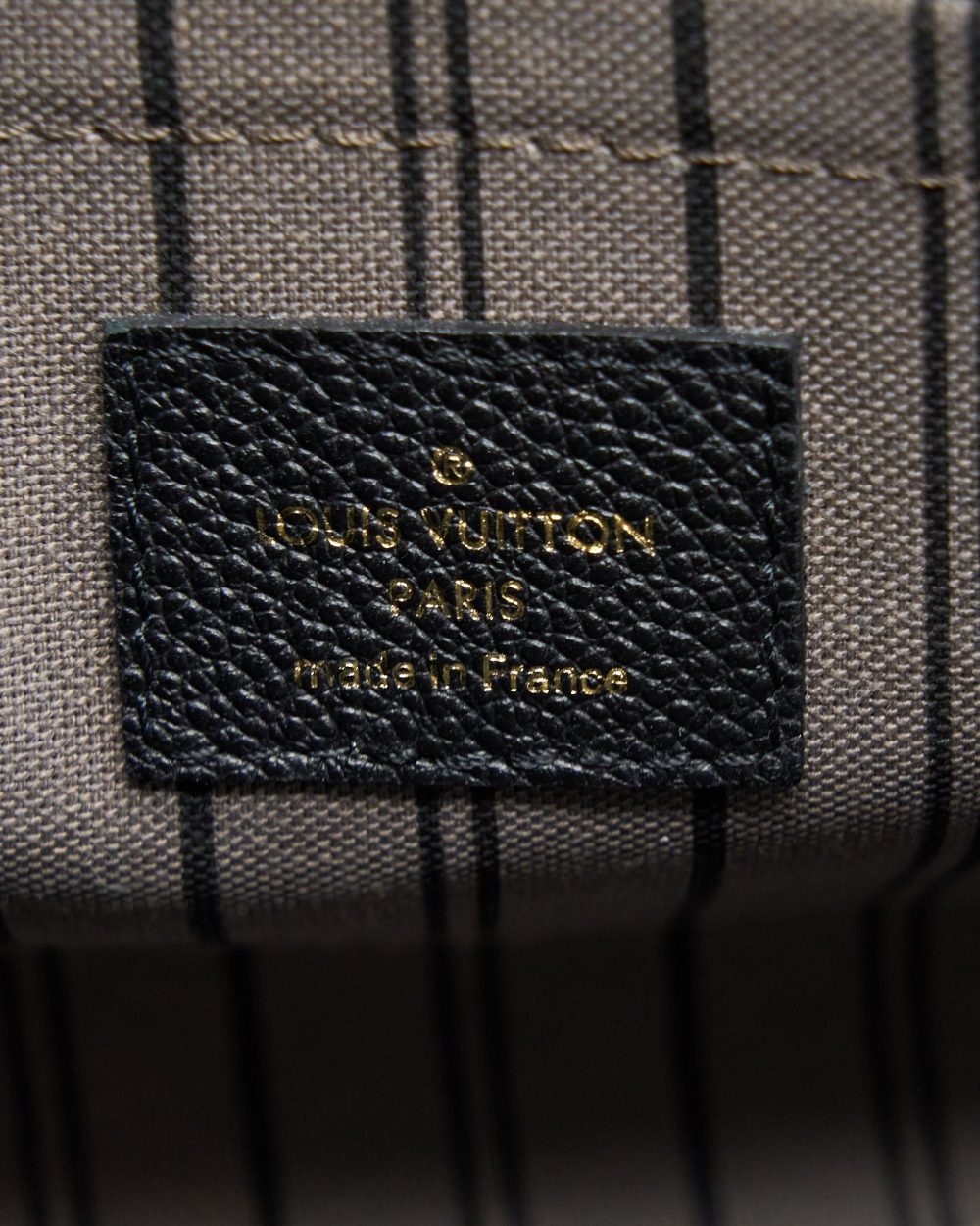 AAA Replica Louis Vuitton LV MONTAIGNE BB MONOGRAM EMPRENITE BLACK GHW