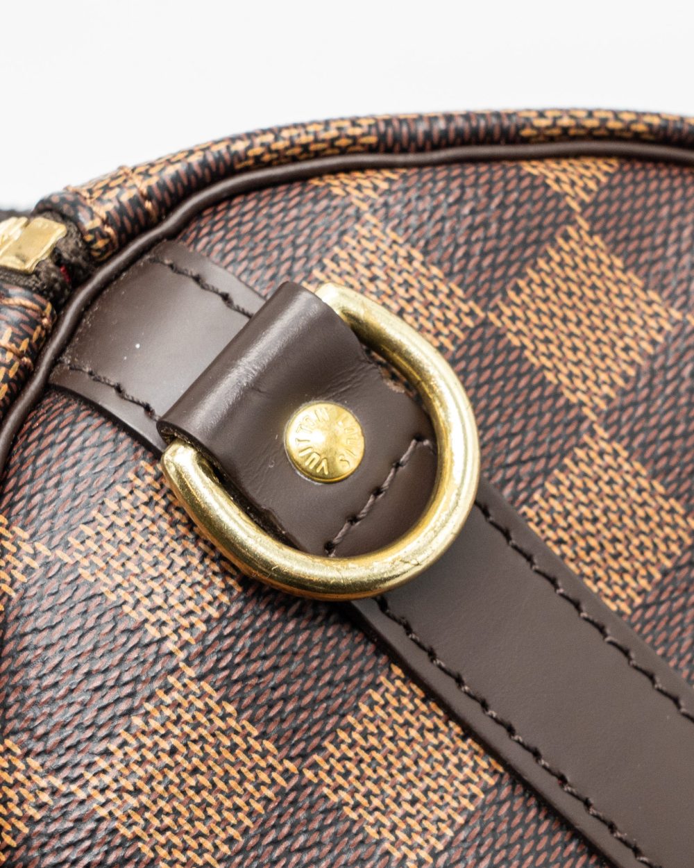 AAA Replica Louis Vuitton LV SPEEDY BANDOULIERE 25 DAMIER EBENE CANVAS GHW (NEW VERSION)