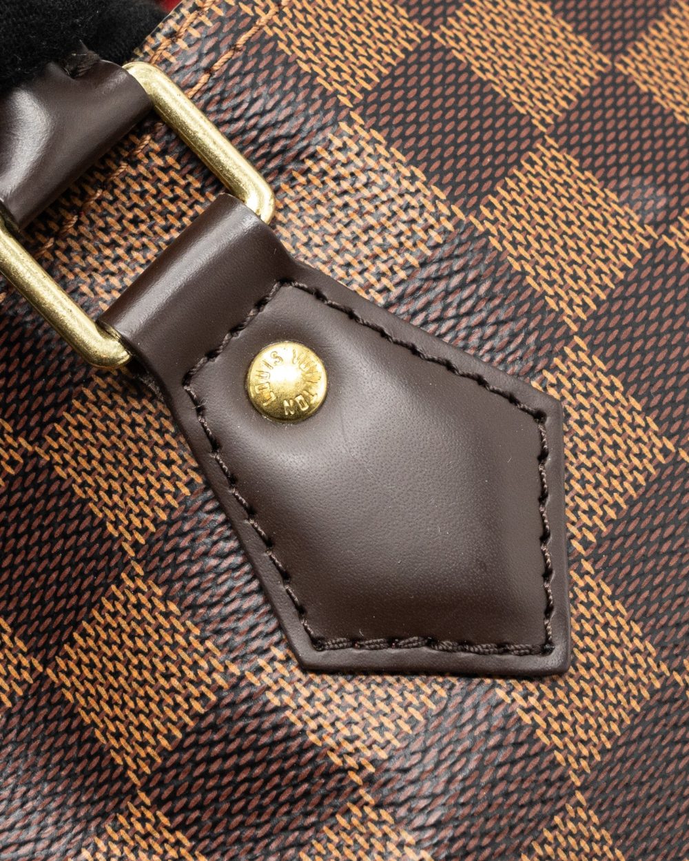 AAA Replica Louis Vuitton LV SPEEDY BANDOULIERE 25 DAMIER EBENE CANVAS GHW (NEW VERSION)
