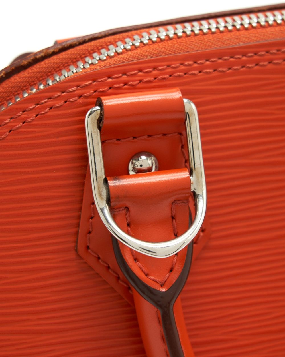 AAA Replica Louis Vuitton LV ALMA BB EPI ORANGE SHW