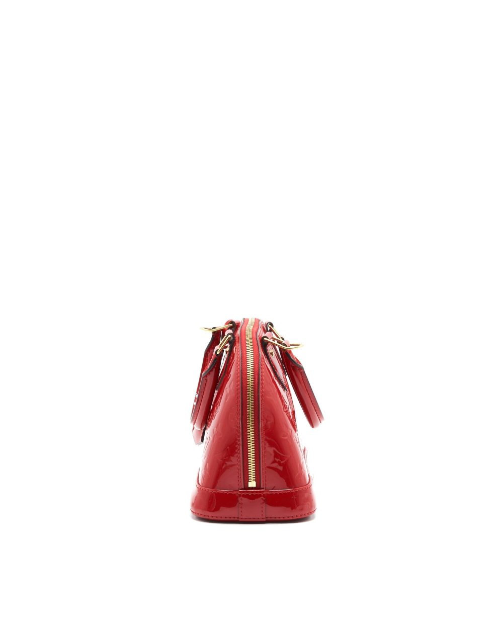 AAA Replica Louis Vuitton LV ALMA BB IN PATENT LEATHER RED