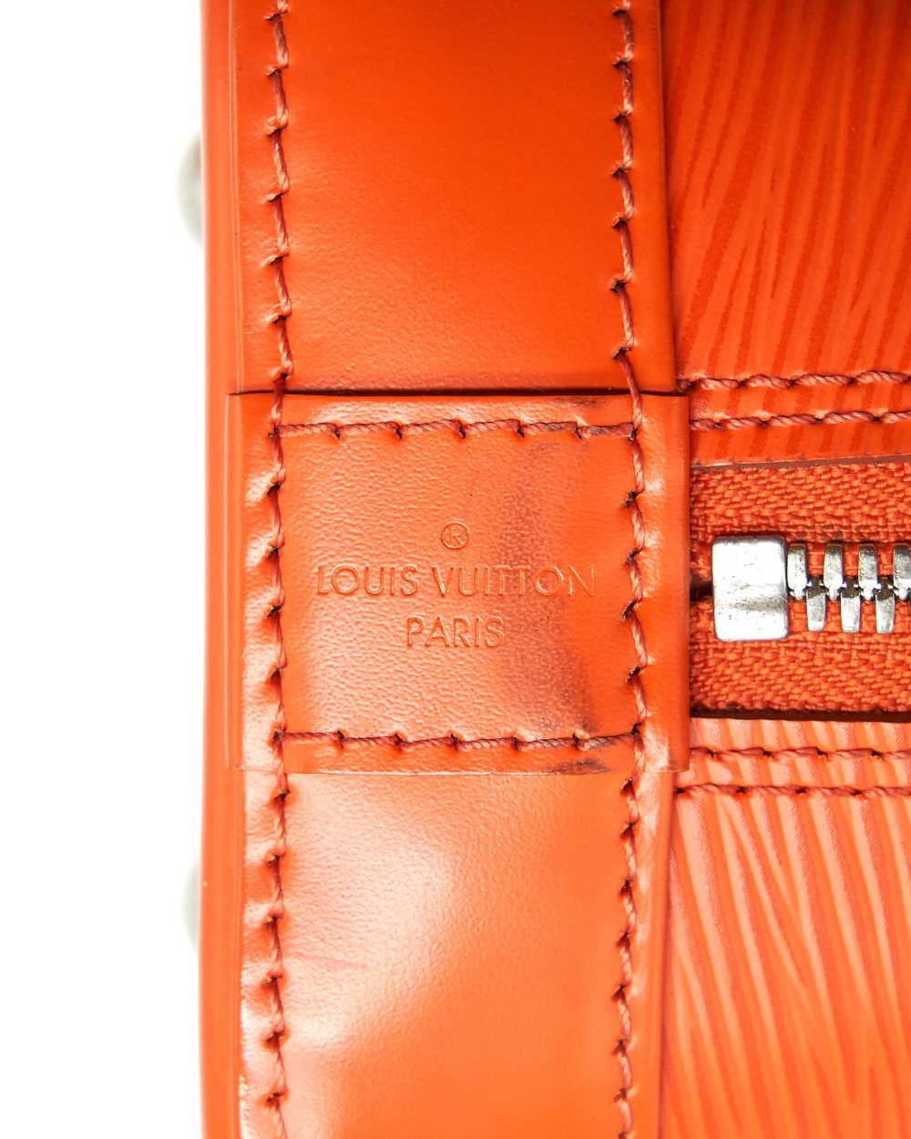 AAA Replica Louis Vuitton LV ALMA BB EPI ORANGE SHW