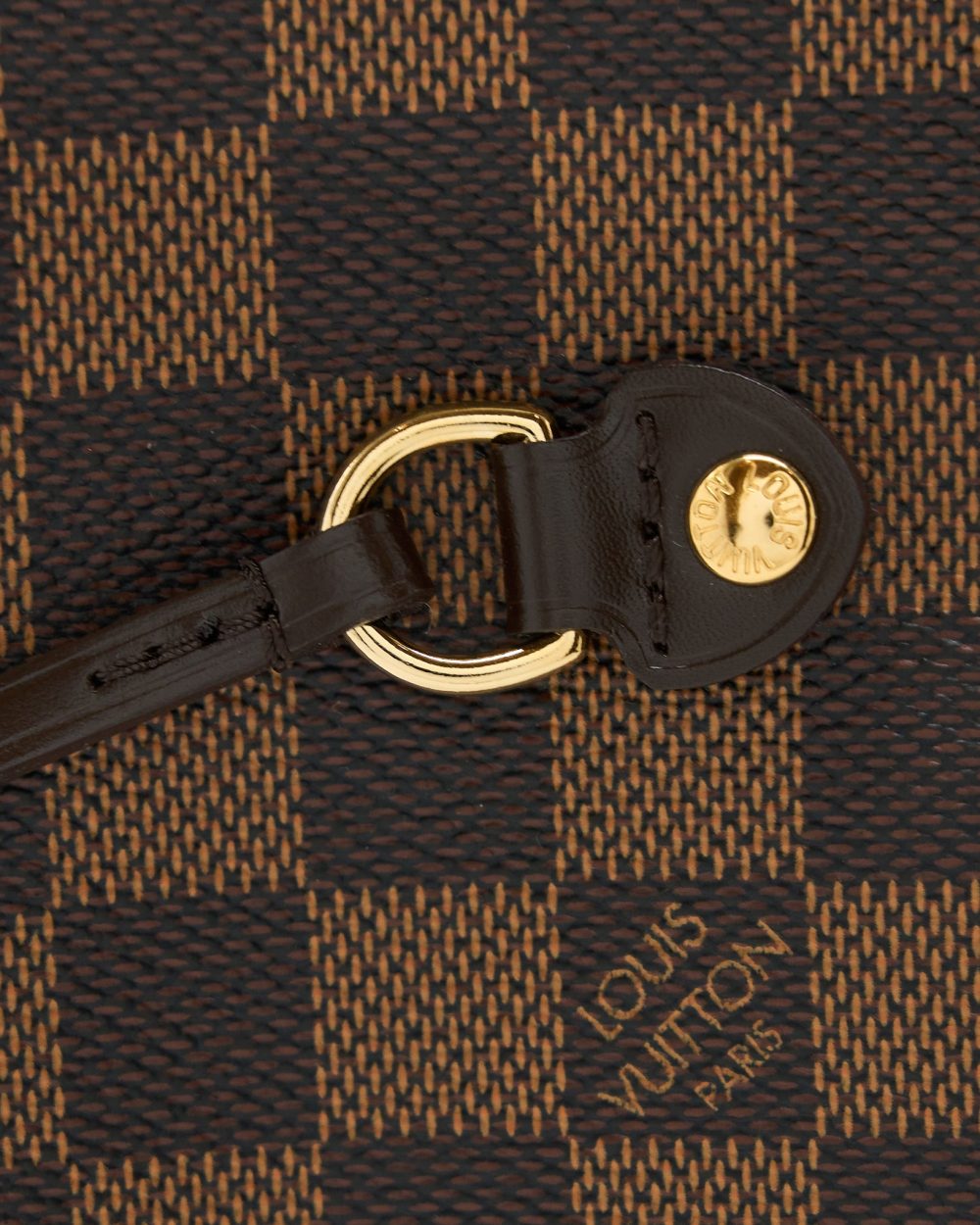 AAA Replica Louis Vuitton LV NEVERFULL MM DAMIER EBENE CANVAS GHW