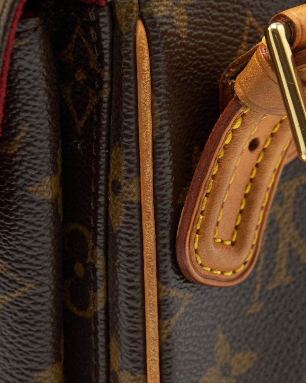 AAA Replica Louis Vuitton LV VINTAGE MONOGRAM SHOULDER BAG GHW