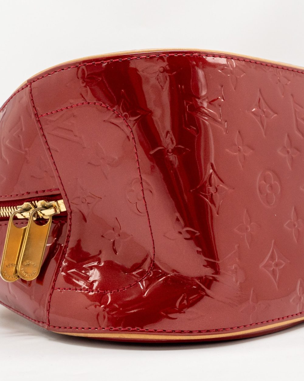 AAA Replica Louis Vuitton LV TROUVILLE PATENT LEATHER RED GHW