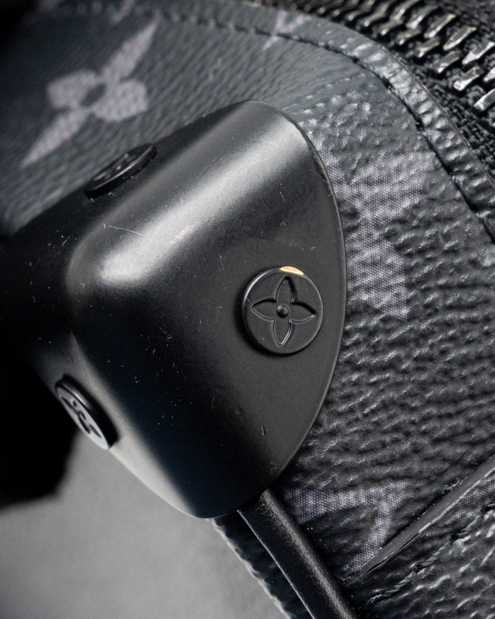 AAA Replica Louis Vuitton LV MINI SOFT TRUNK MONOGRAM ECLIPSE BLACK HARDWARE