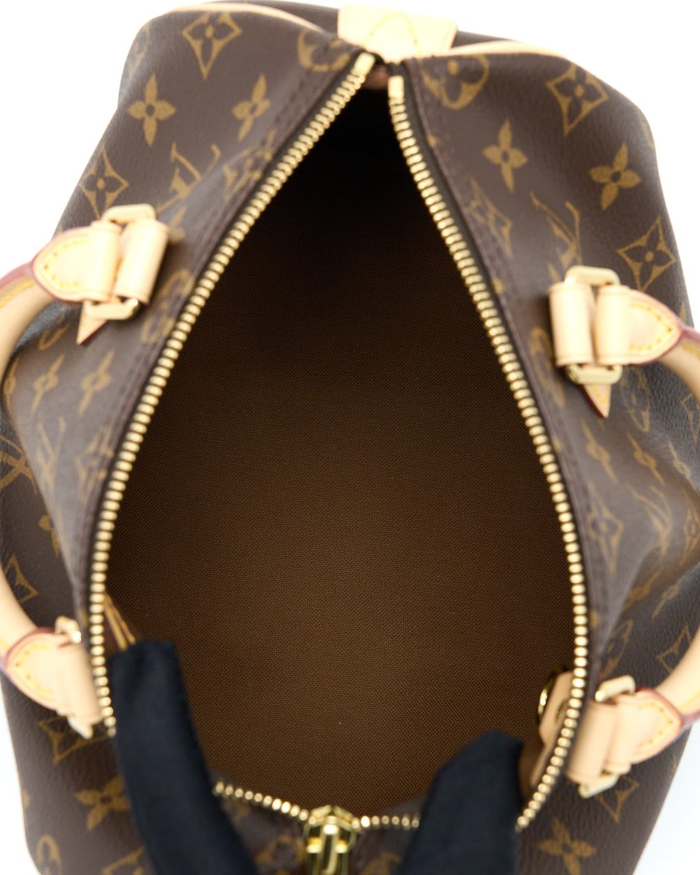 AAA Replica Louis Vuitton LV SPEEDY 25 MONOGRAM CANVAS GHW (NEW VERSION)