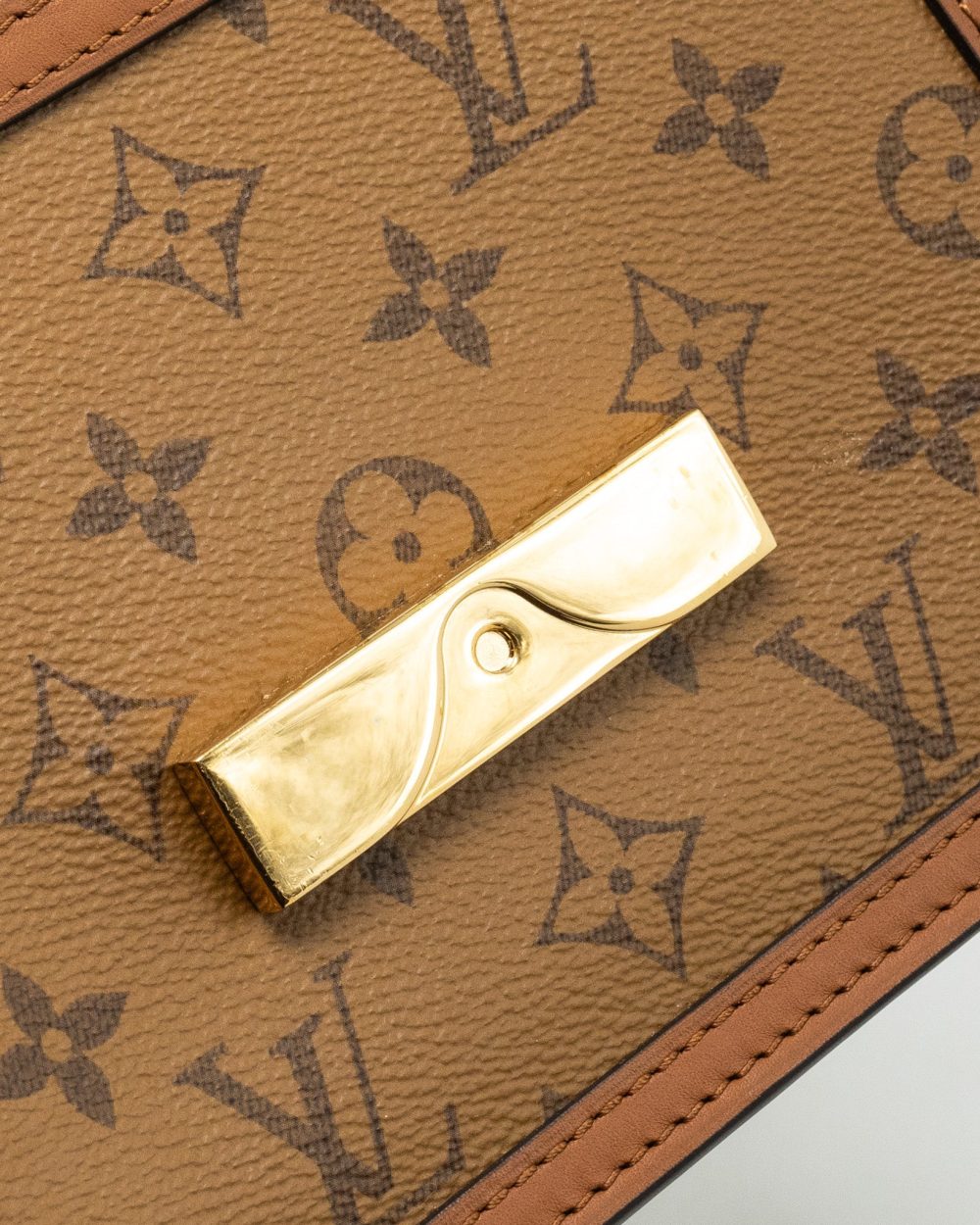 AAA Replica Louis Vuitton LV MINI DAUPHINE MONOGRAM CANVAS GHW