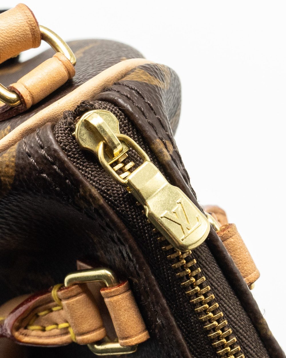 AAA Replica Louis Vuitton LV NANO SPEEDY MONOGRAM CANVAS GHW (OLD VERSION)